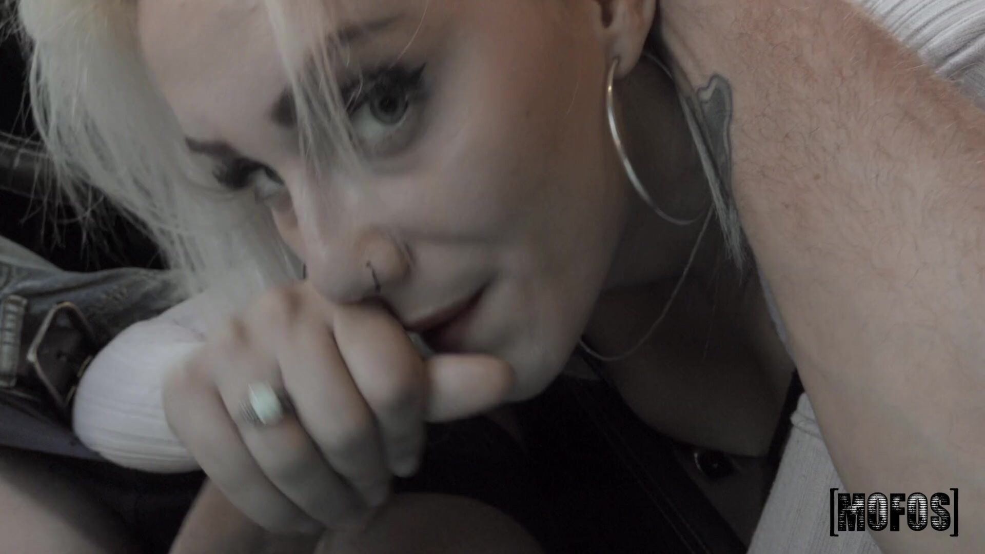 Busty Blonde Hitches Ride on a Big Dick