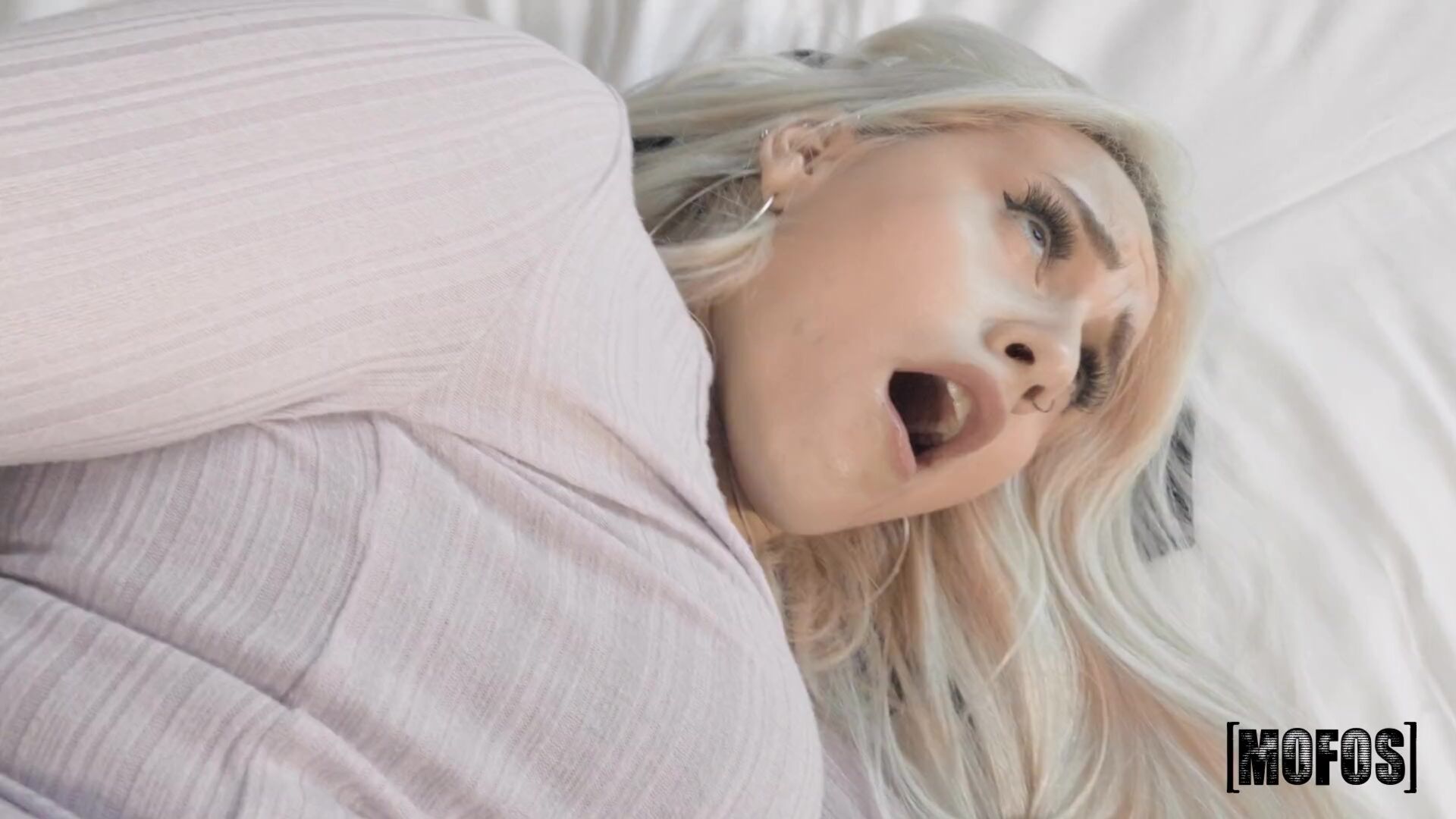 Busty Blonde Hitches Ride on a Big Dick