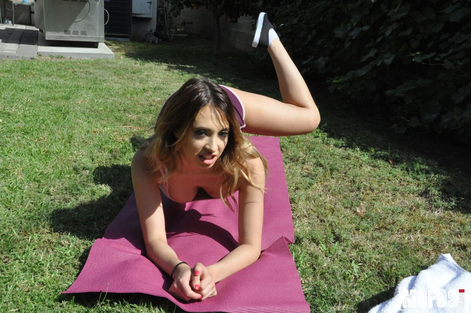 Blonde's Big Dick Workout