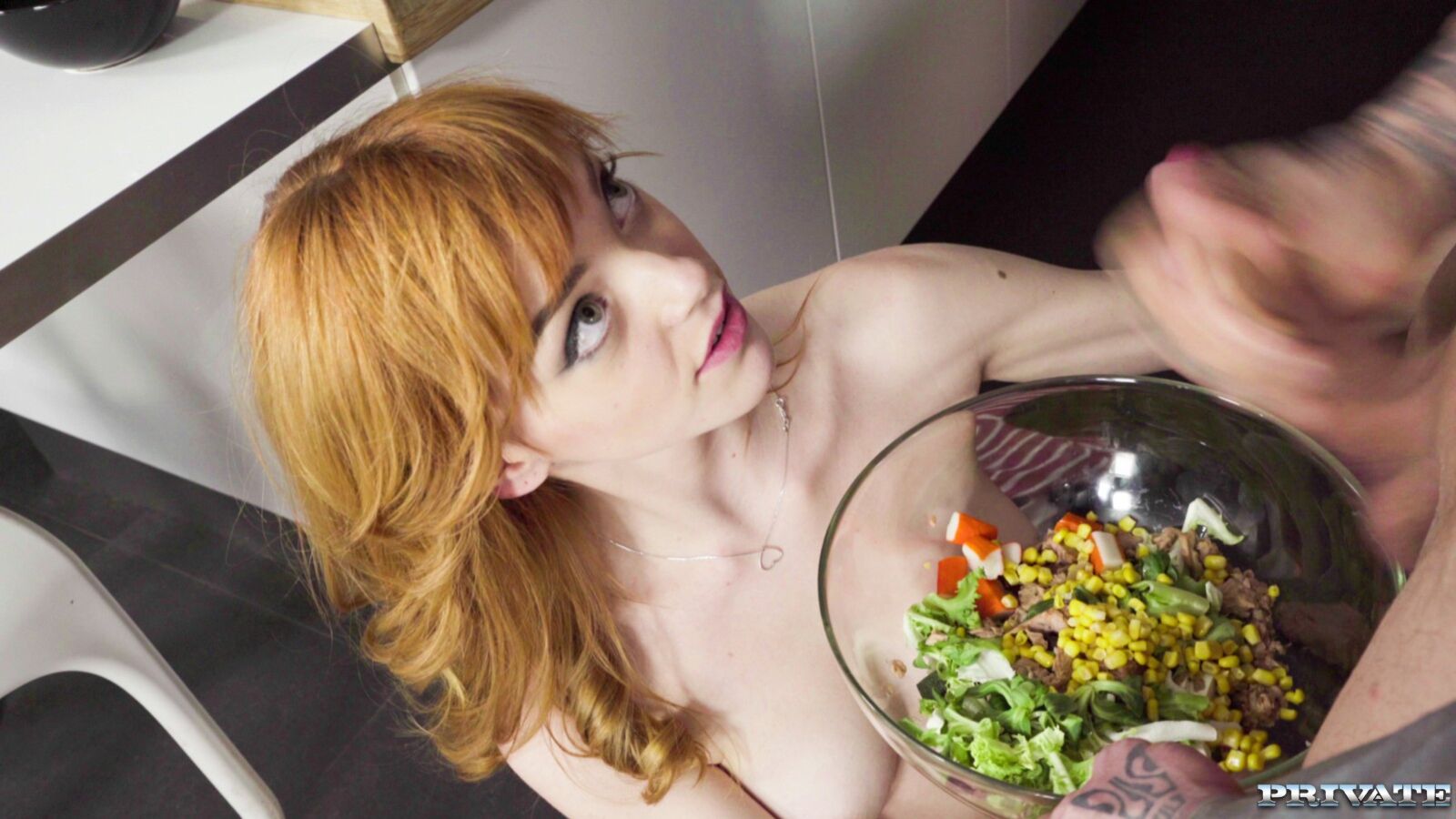Teen Trainee Chef Anny Aurora Gets Cum in Her Salad