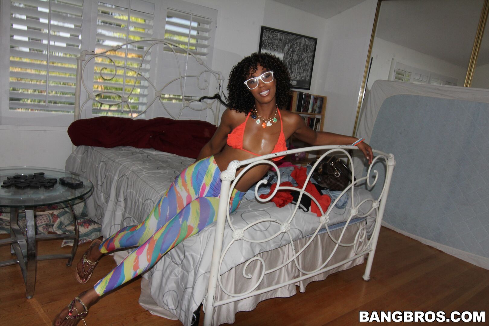 Petite black pussy fucked by black dick