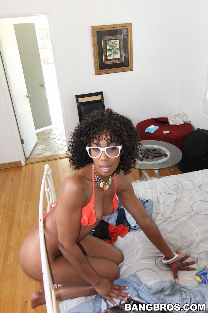 Petite black pussy fucked by black dick