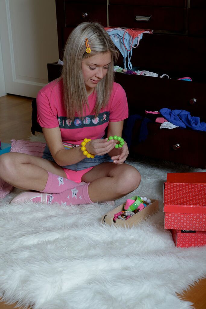 Young Petite Teen Emily Learns All About Her Vibrator