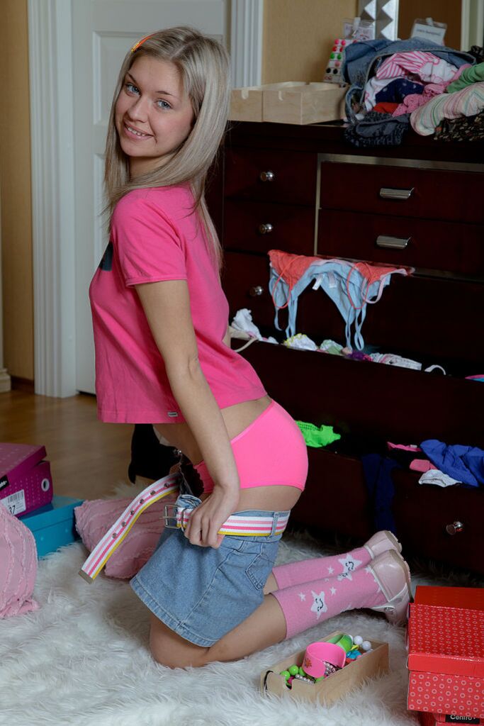 Young Petite Teen Emily Learns All About Her Vibrator