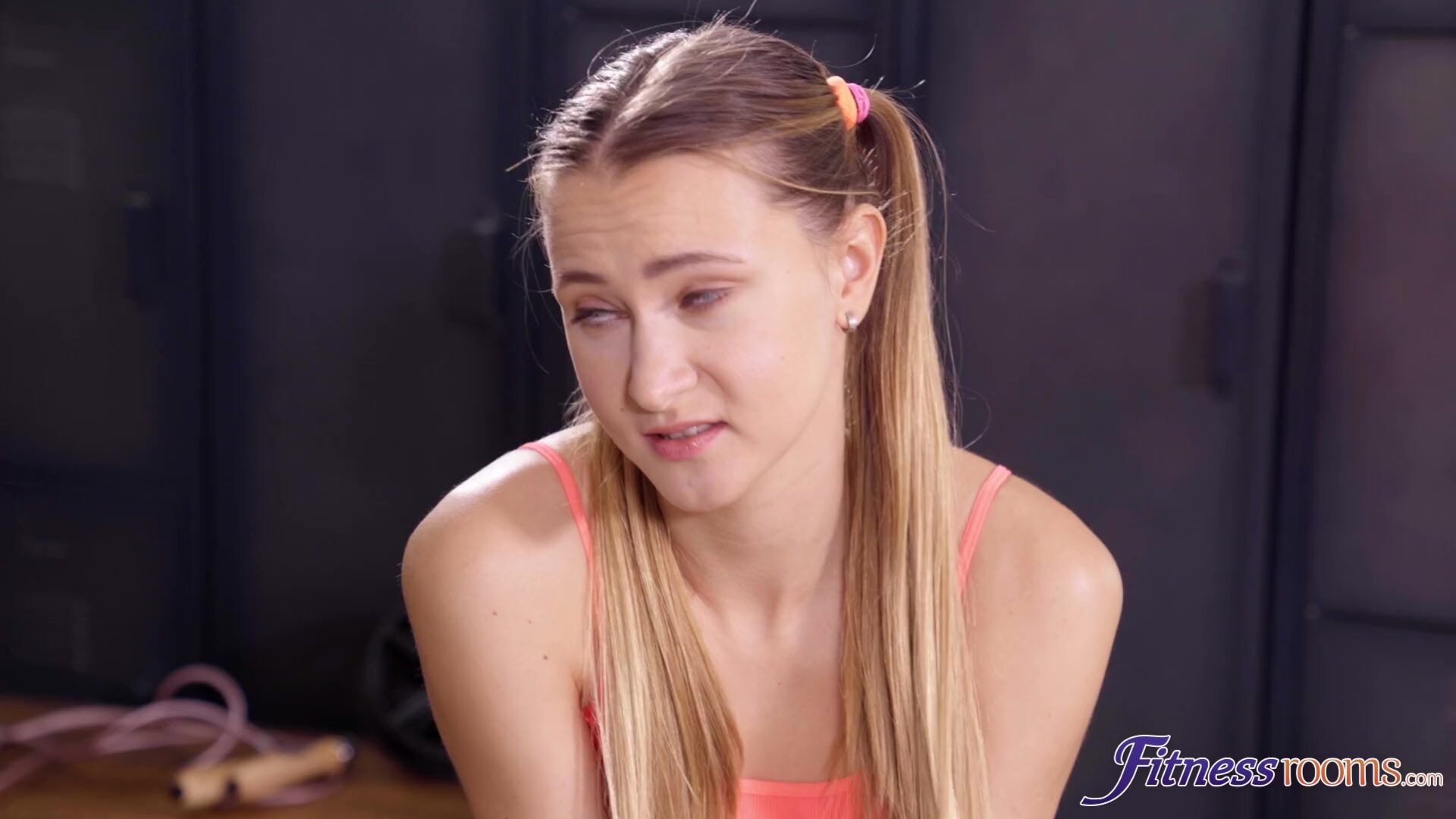 Lesbian orgasm with gym teacher
