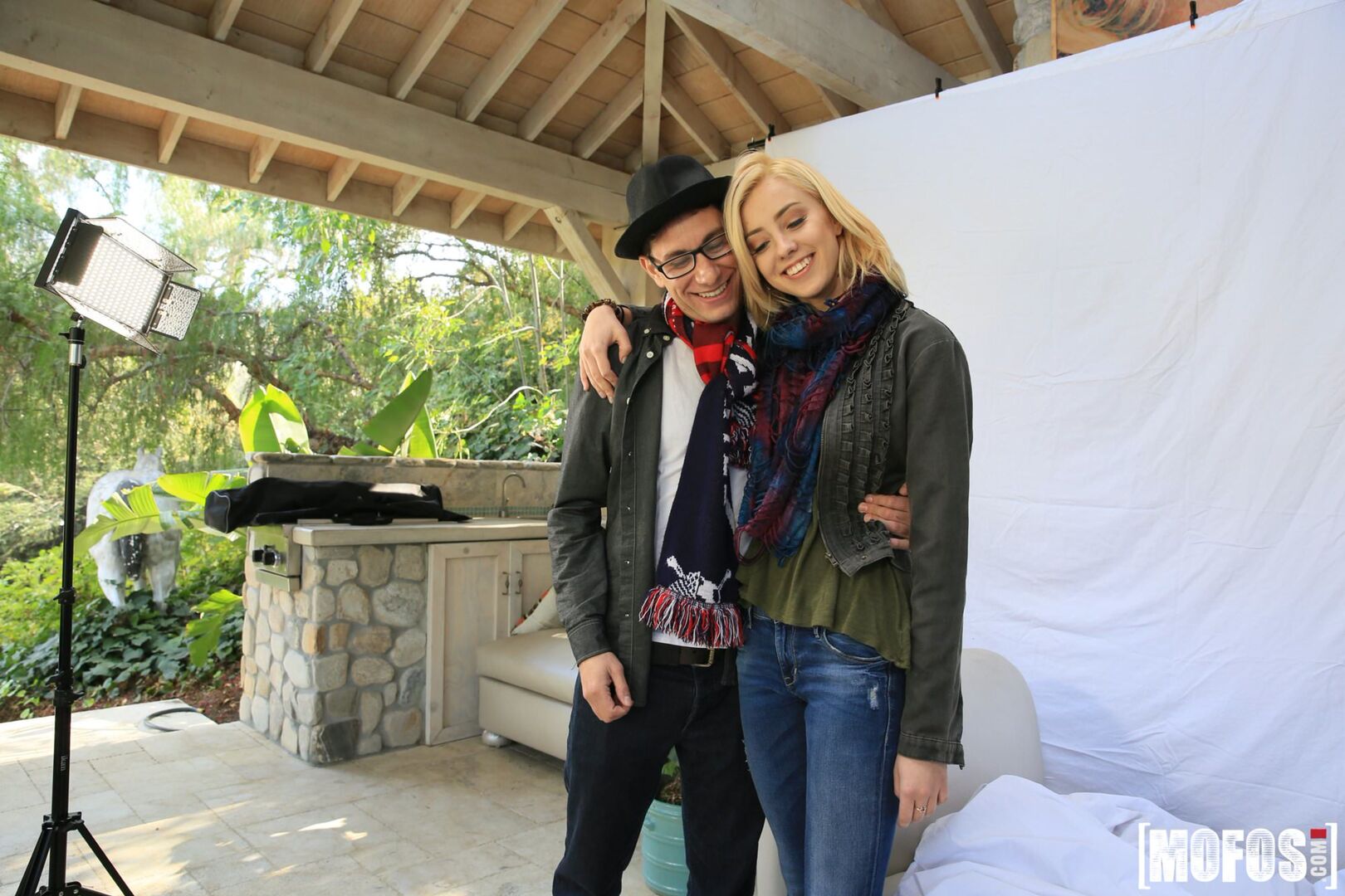 Blonde Model Sucks Homeowner