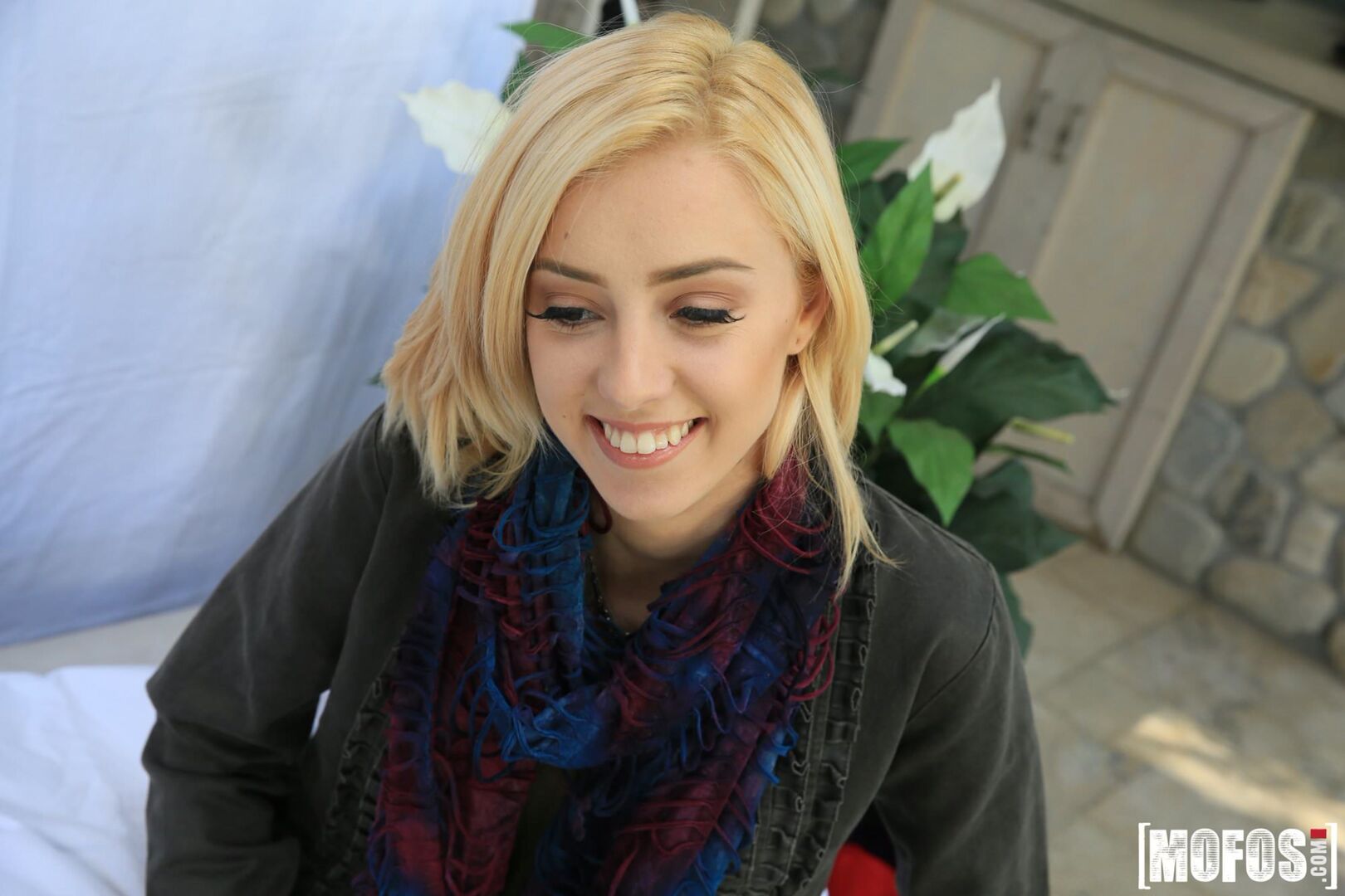Blonde Model Sucks Homeowner