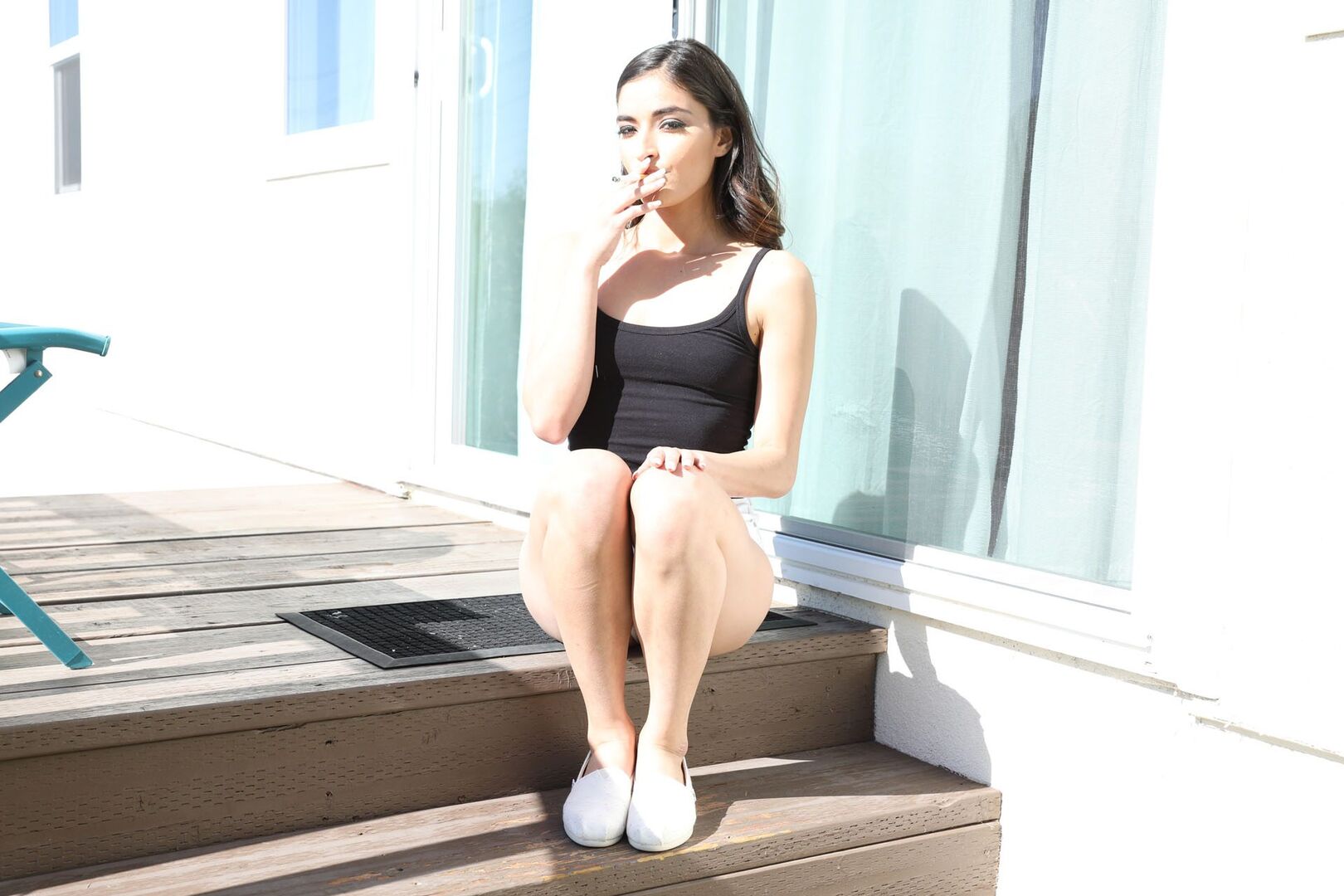Stepdad Peer Pressures Teen Bad Girl Emily