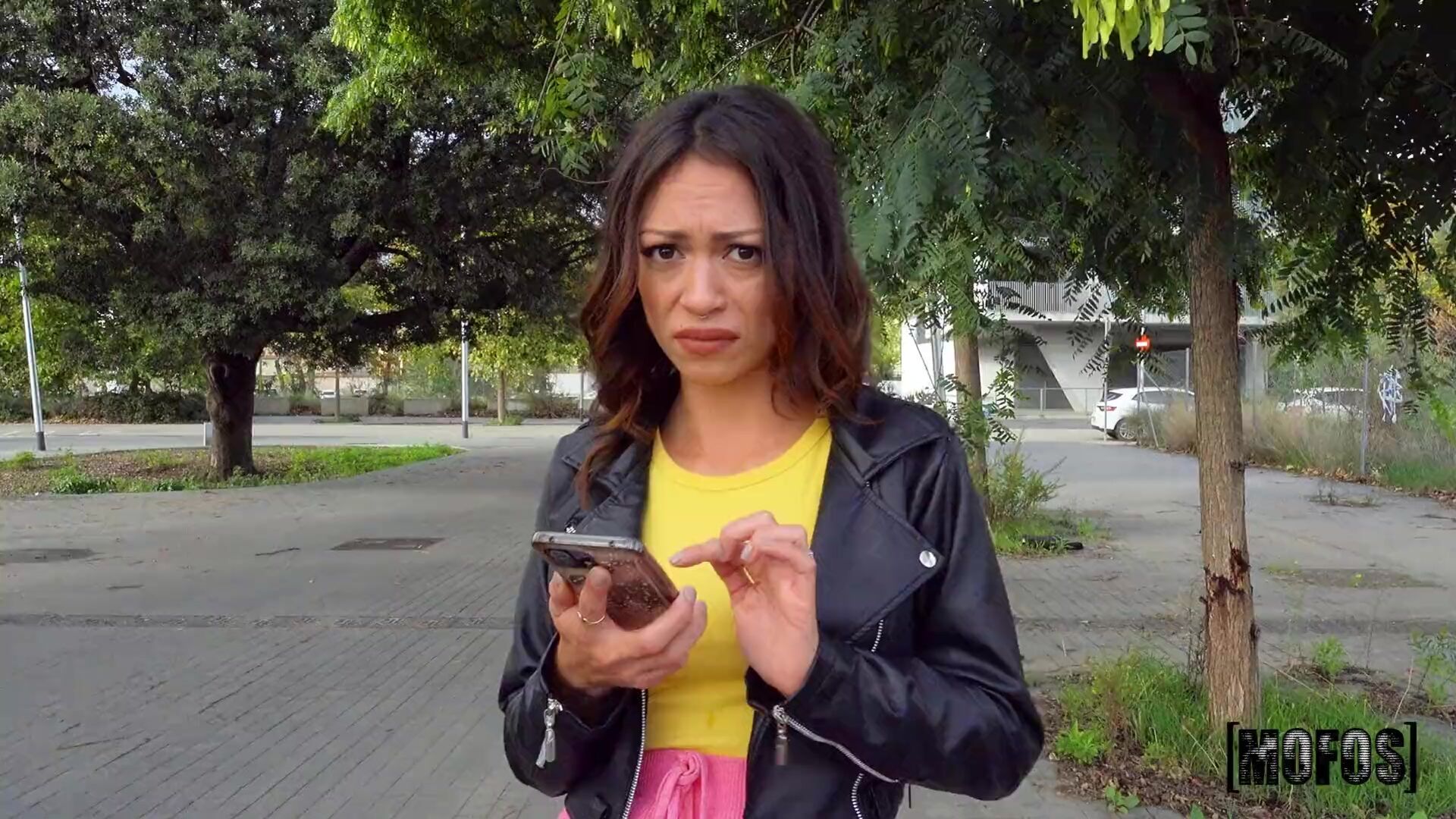 Sexy Brunette Is Seduced by Pervy Guy!