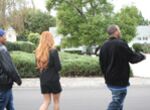 Janet holds a private Open House and takes on three guys.