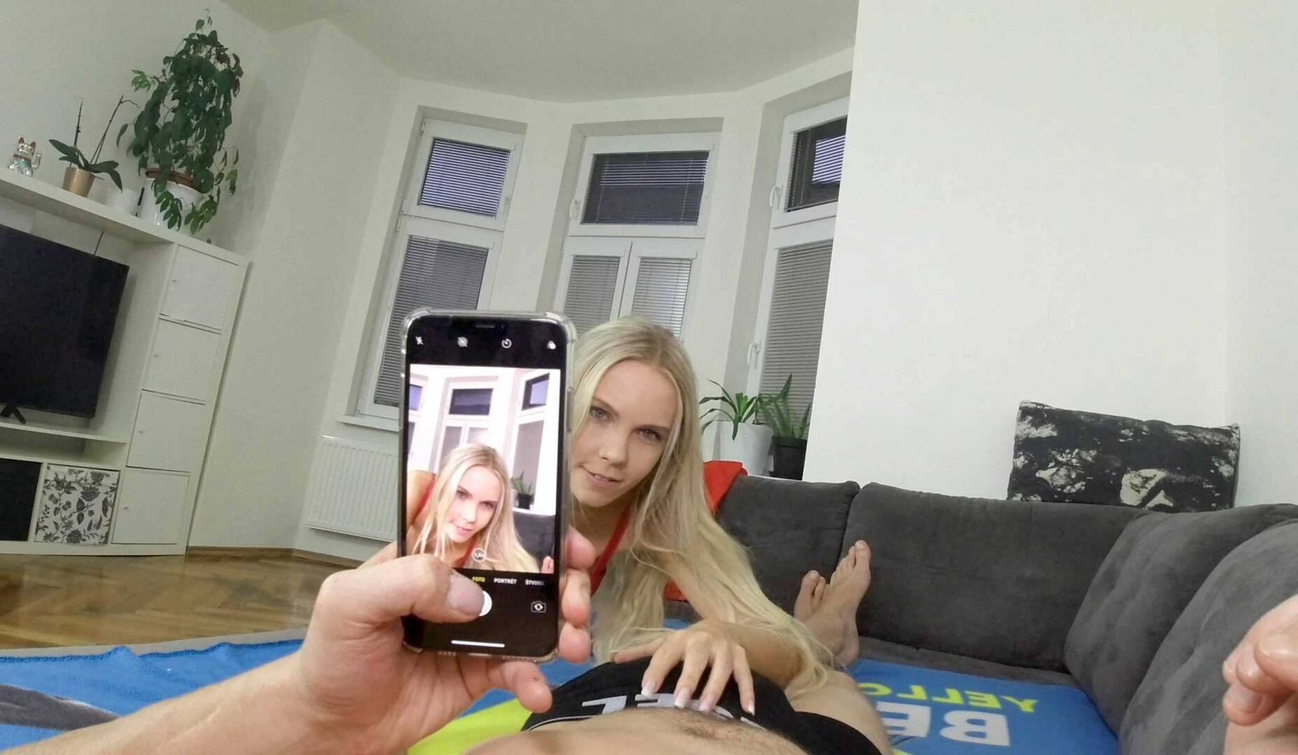 Innocent looking blonde gets POV treatment
