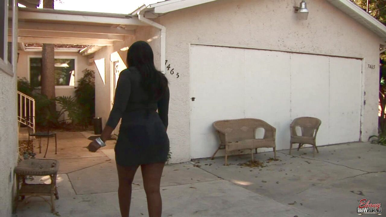 Thick ebony takes a pounding