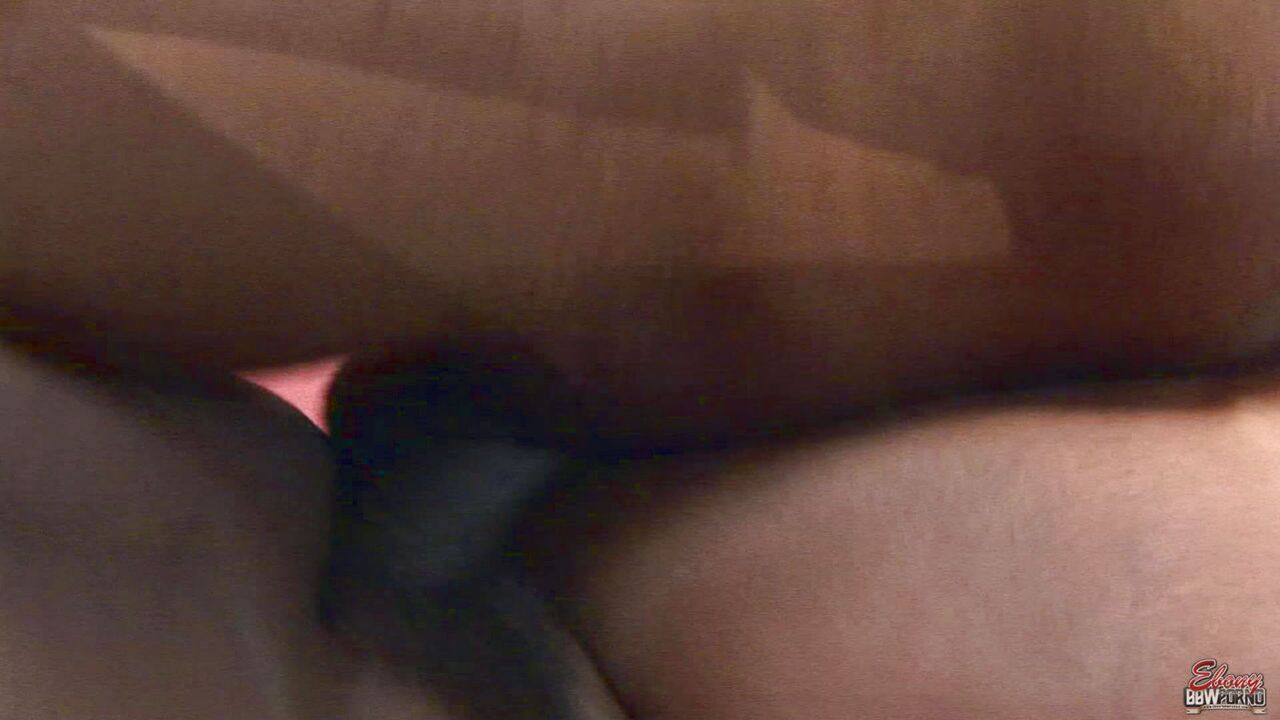 Thick ebony takes a pounding