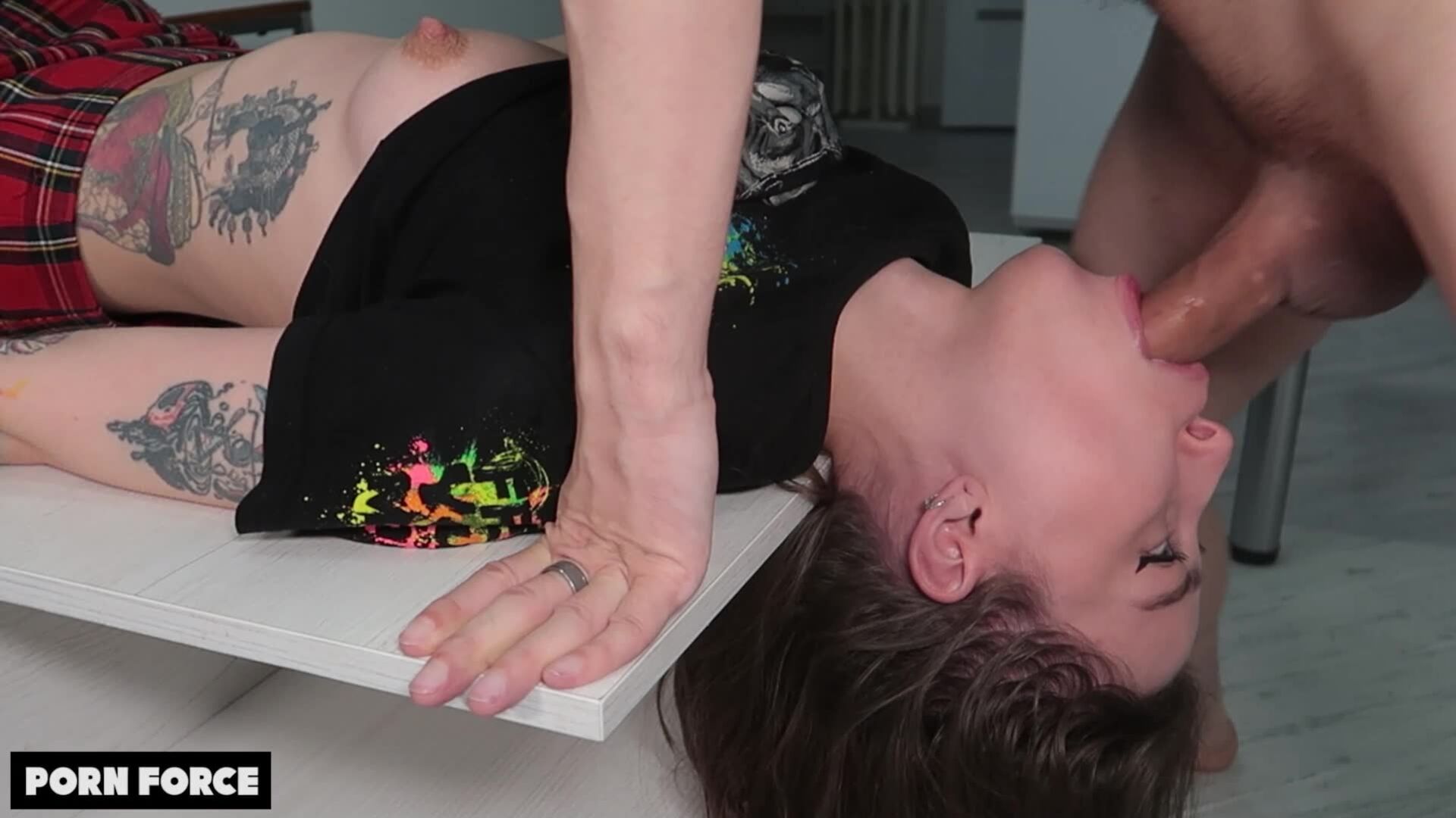 Our Parents Would Not Approve: Tiny Step Sis Destroyed On The Family Breakfast Table