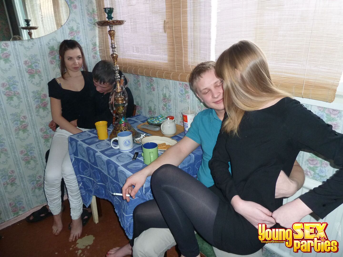 FOUR TEENS ENJOY HOT FUCKING