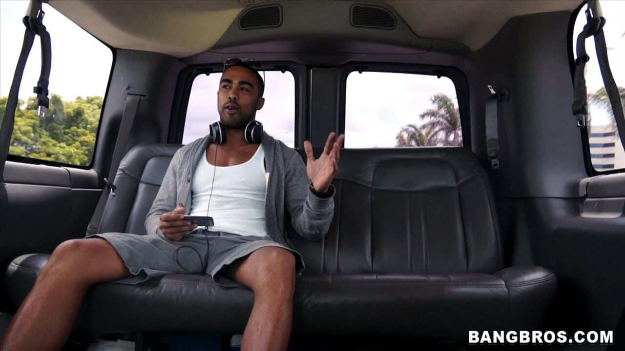 Sexy blonde fucked on the Bangbus