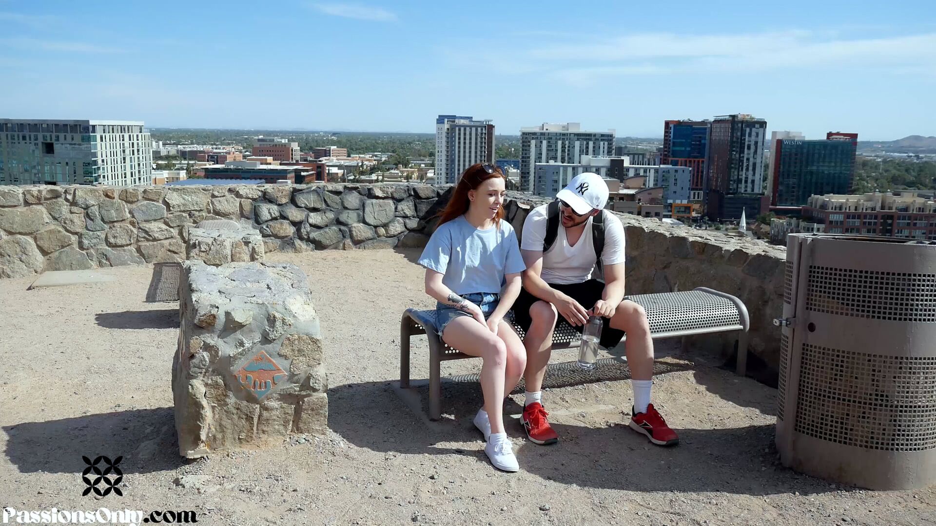Hiking Date with Petite Redhead Spinner