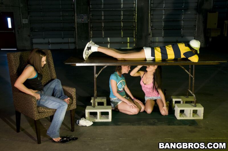 Playing With The Dangling Cock