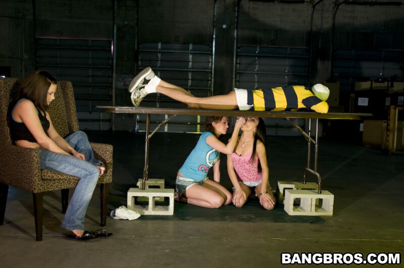 Playing With The Dangling Cock