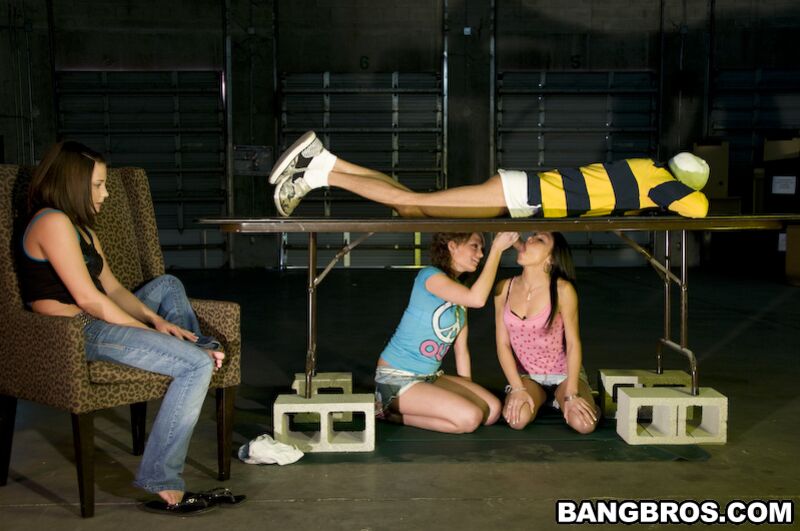 Playing With The Dangling Cock