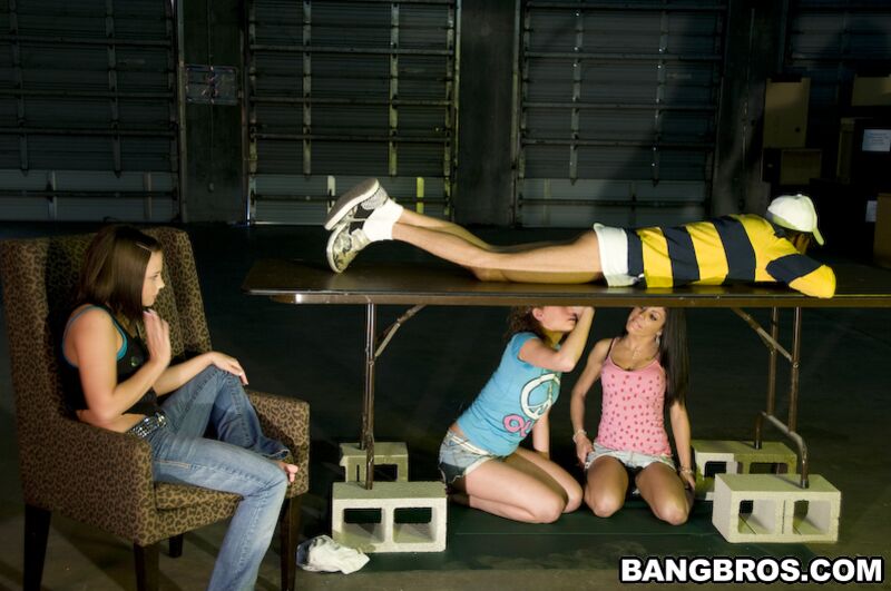 Playing With The Dangling Cock