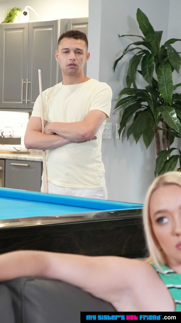 Petite blonde teen, Juliette Mint,discovers her friend's brother has a BIG dick and now she wants it!
