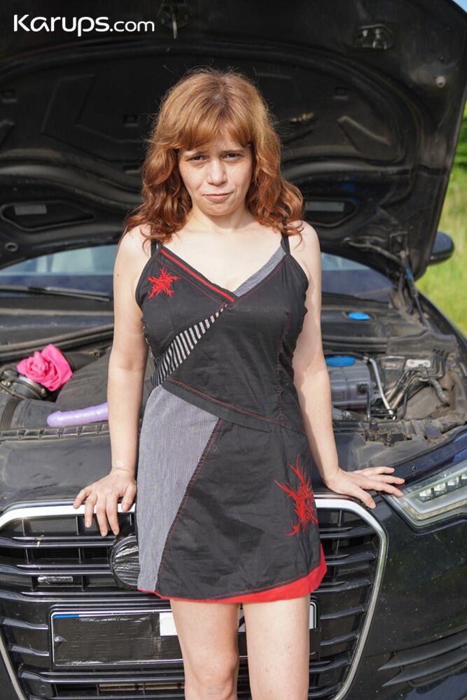 DIPSTICK IN HER ENGINE
