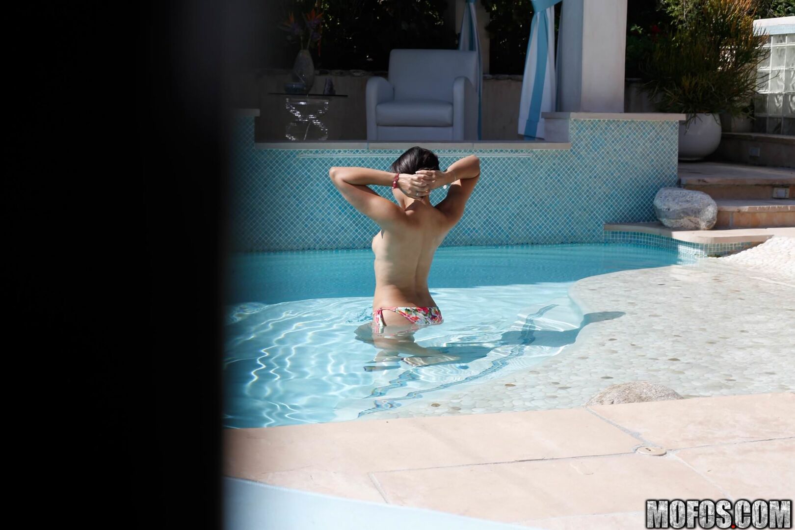 Adrian Maya Plowed Poolside