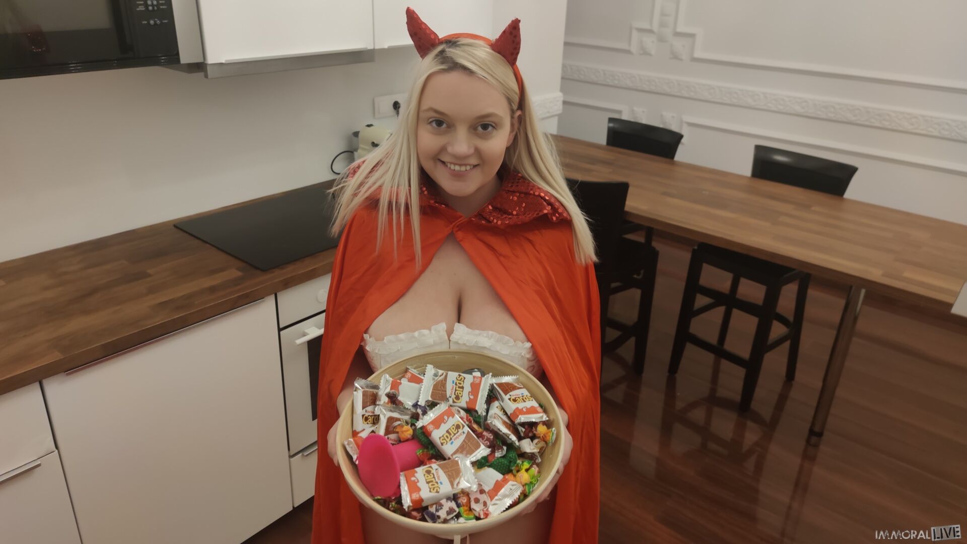 Trick or Anal Creampie Treat for Busty MILF Sandra Sweet - Part 1