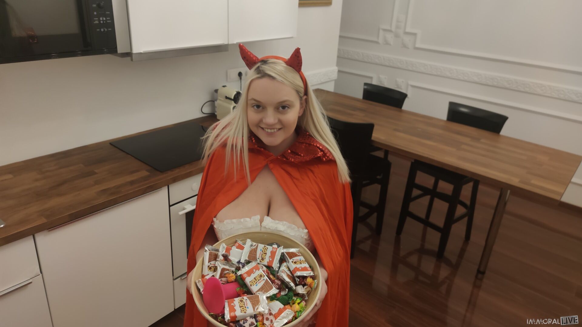 Trick or Anal Creampie Treat for Busty MILF Sandra Sweet - Part 1