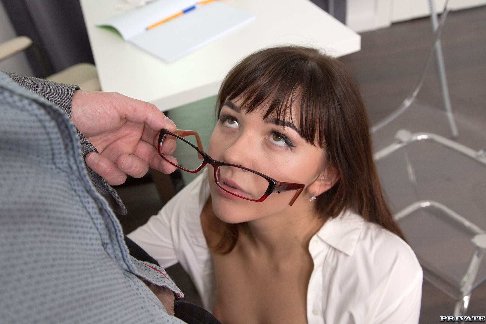 Teen Katty Blessed Gets a One to One With Her Tutor