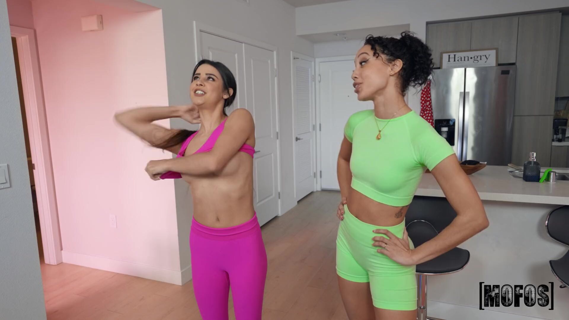 Yoga Stretching Threesome