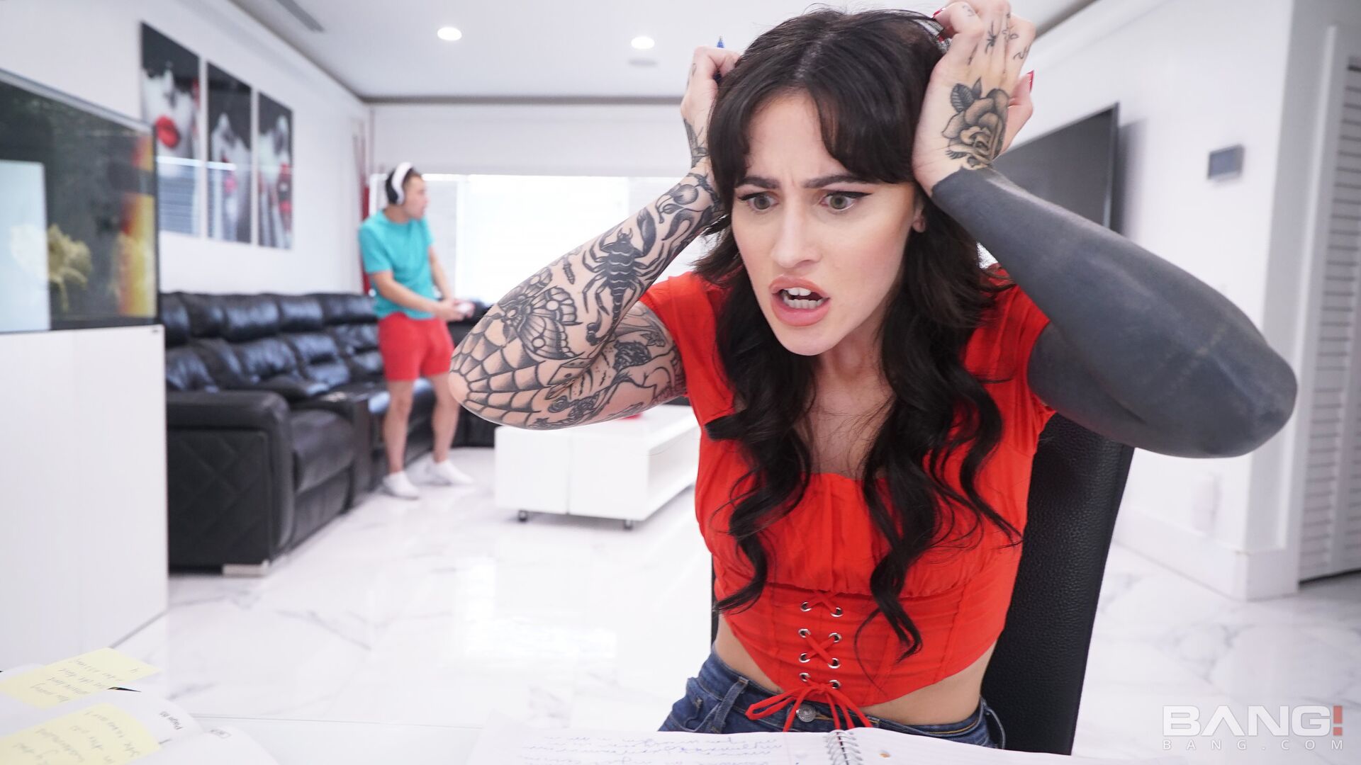 Demi Morgan Fucks Her Stepson To Make Him Stop Playing Games