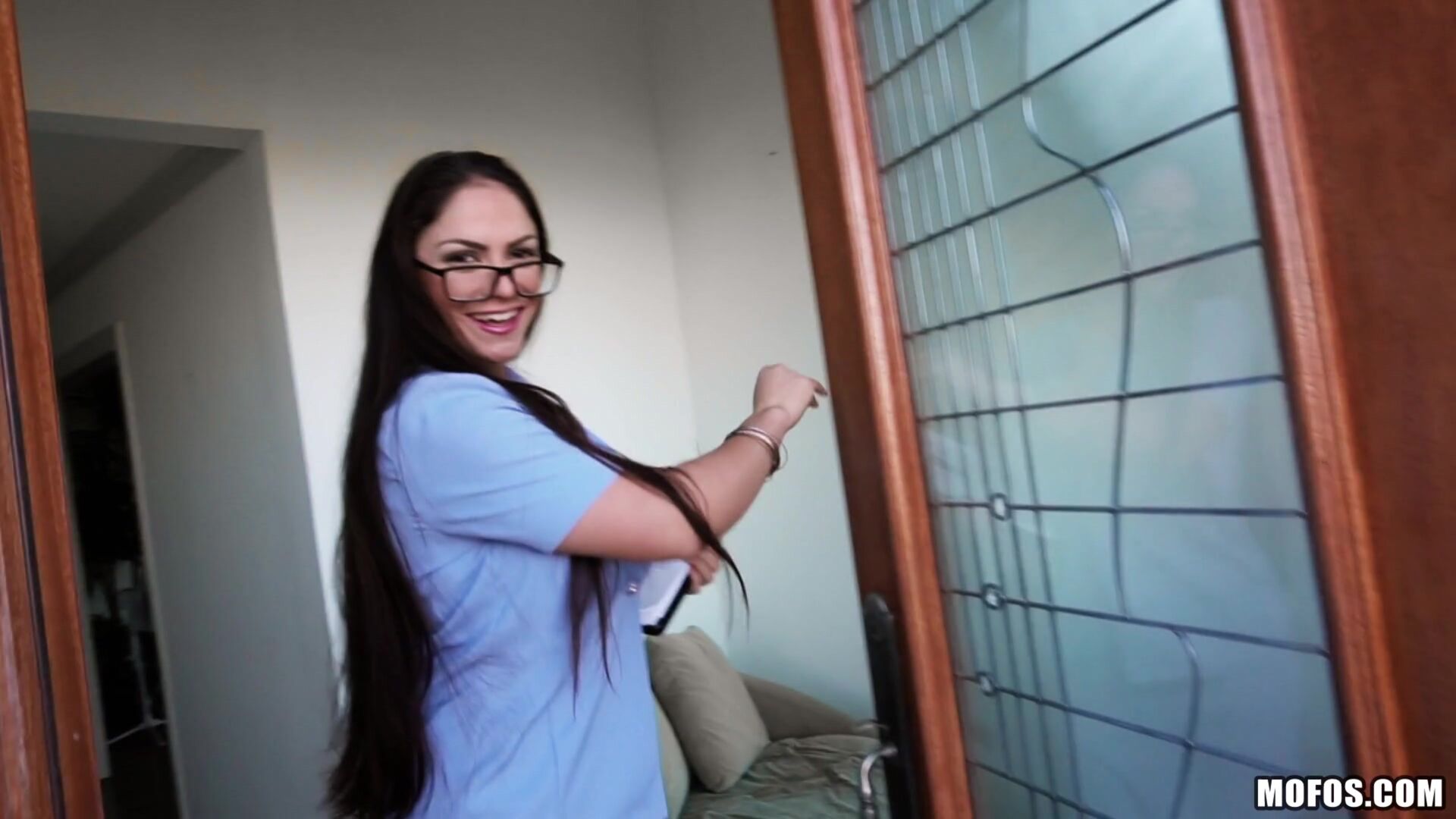 Big Tit Latina Blows Client