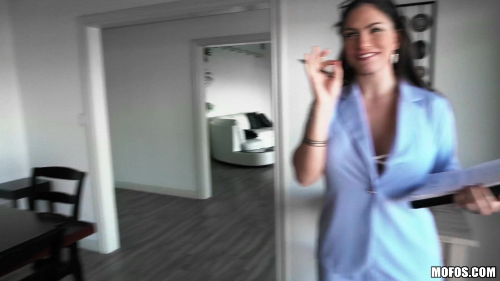 Big Tit Latina Blows Client