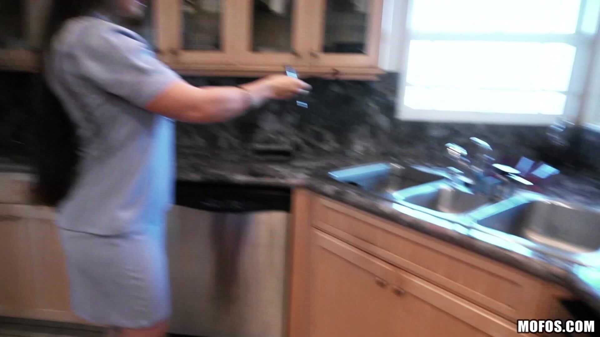 Big Tit Latina Blows Client
