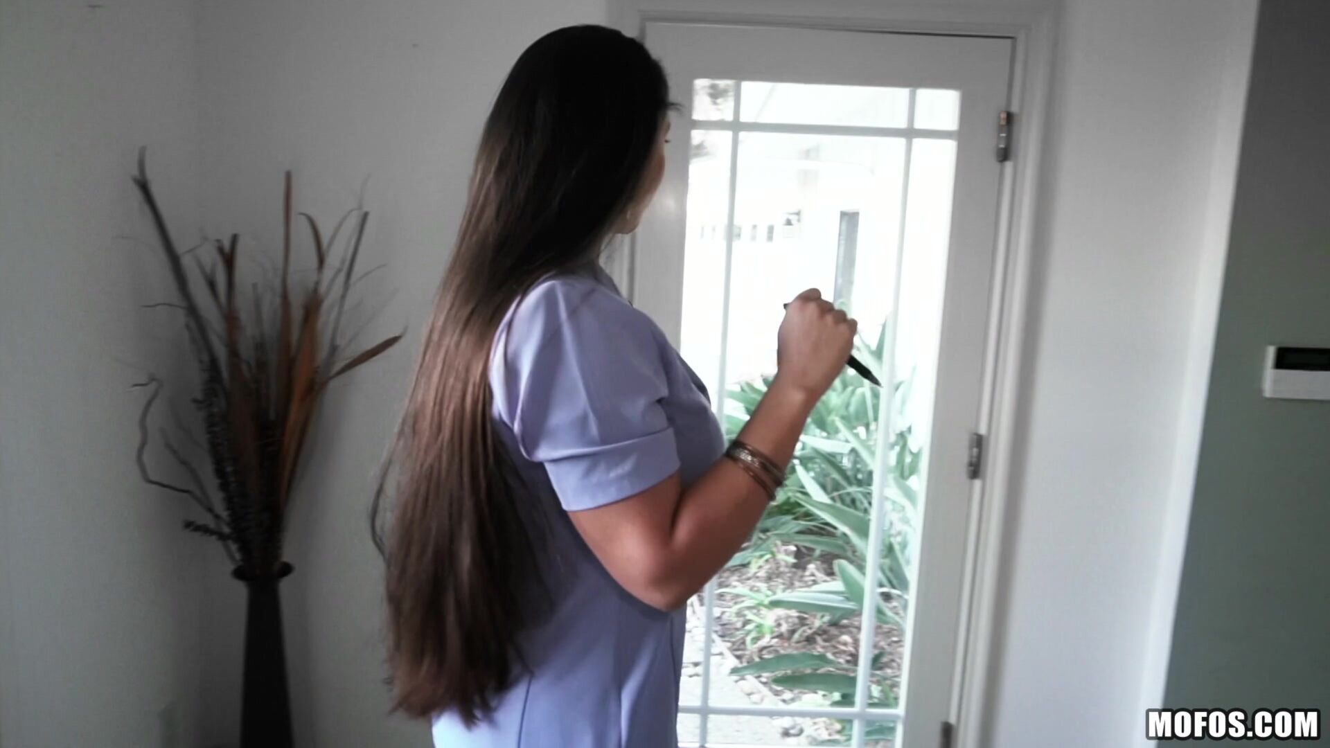 Big Tit Latina Blows Client