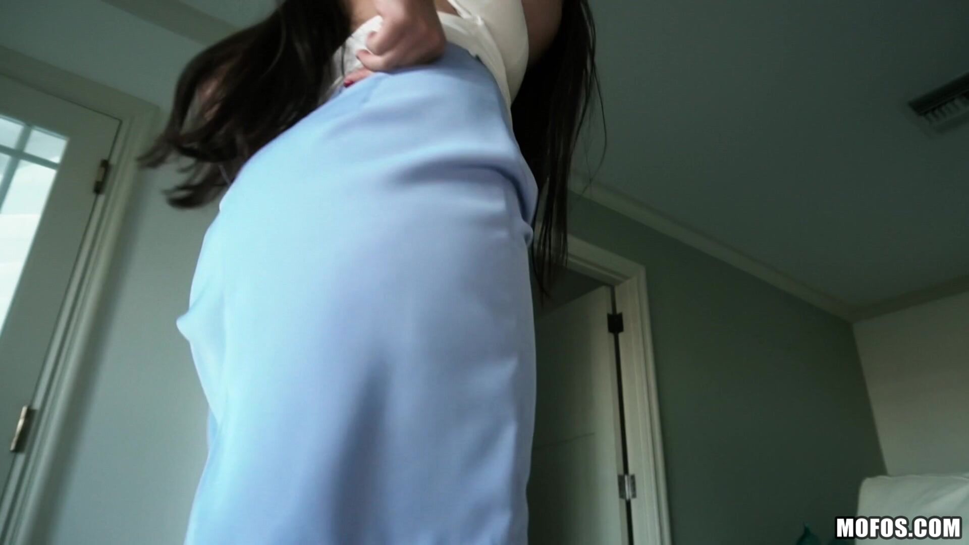 Big Tit Latina Blows Client