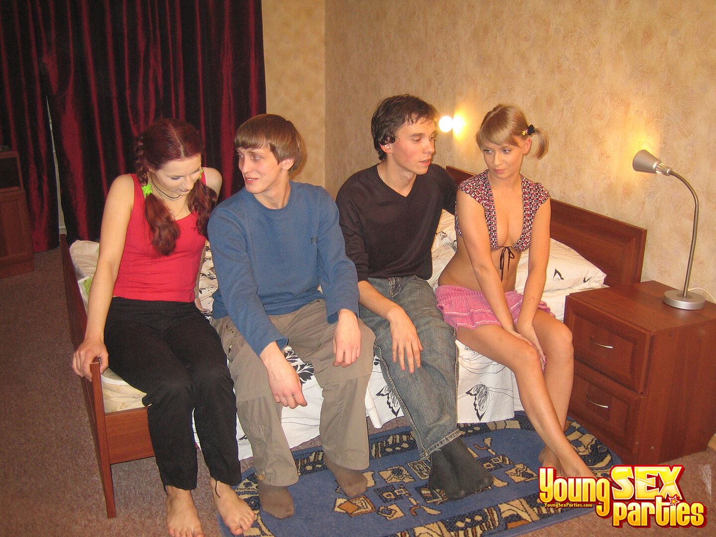 PIZZA NIGHT TURNS INTO A REAL SEX PARTY