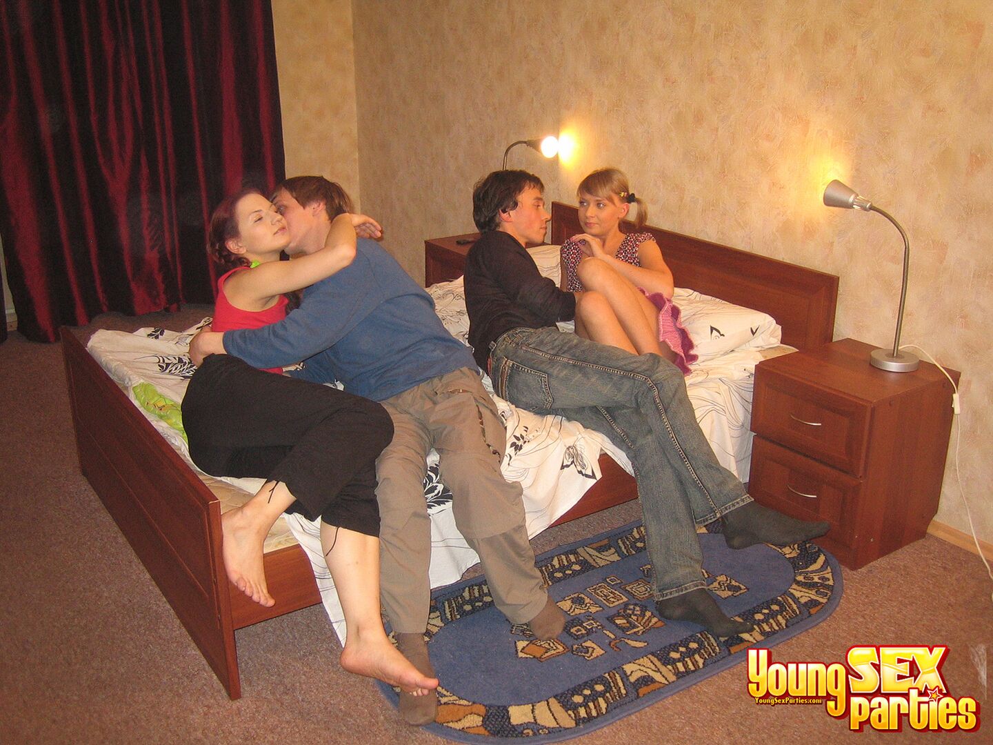PIZZA NIGHT TURNS INTO A REAL SEX PARTY