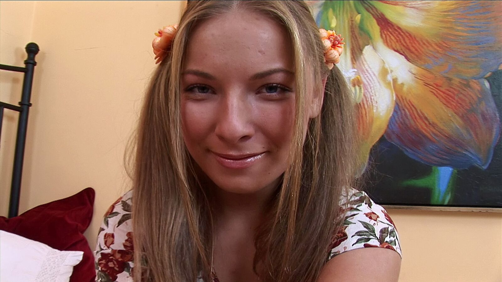 Cute Pig-tailed Teen Teases You With Her Sexy Feet