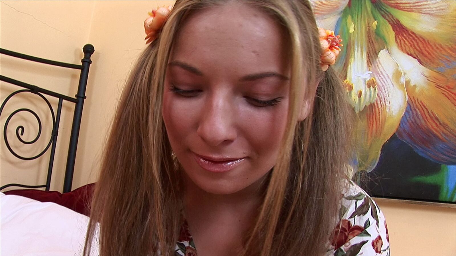 Cute Pig-tailed Teen Teases You With Her Sexy Feet