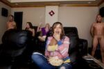 Popcorn, soda, vibrators and a penis please.