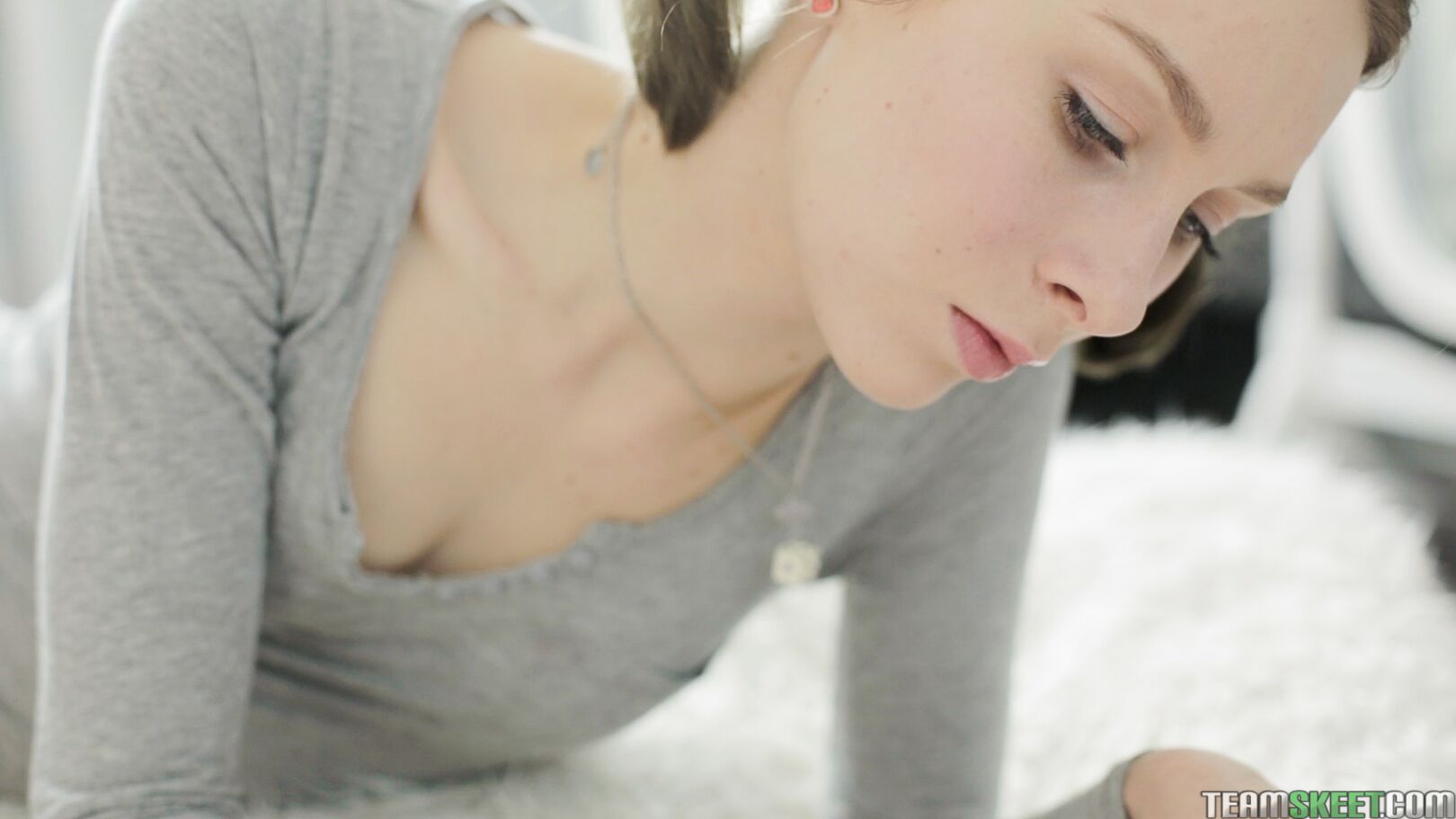 Pigtailed Girl Likes It Rough