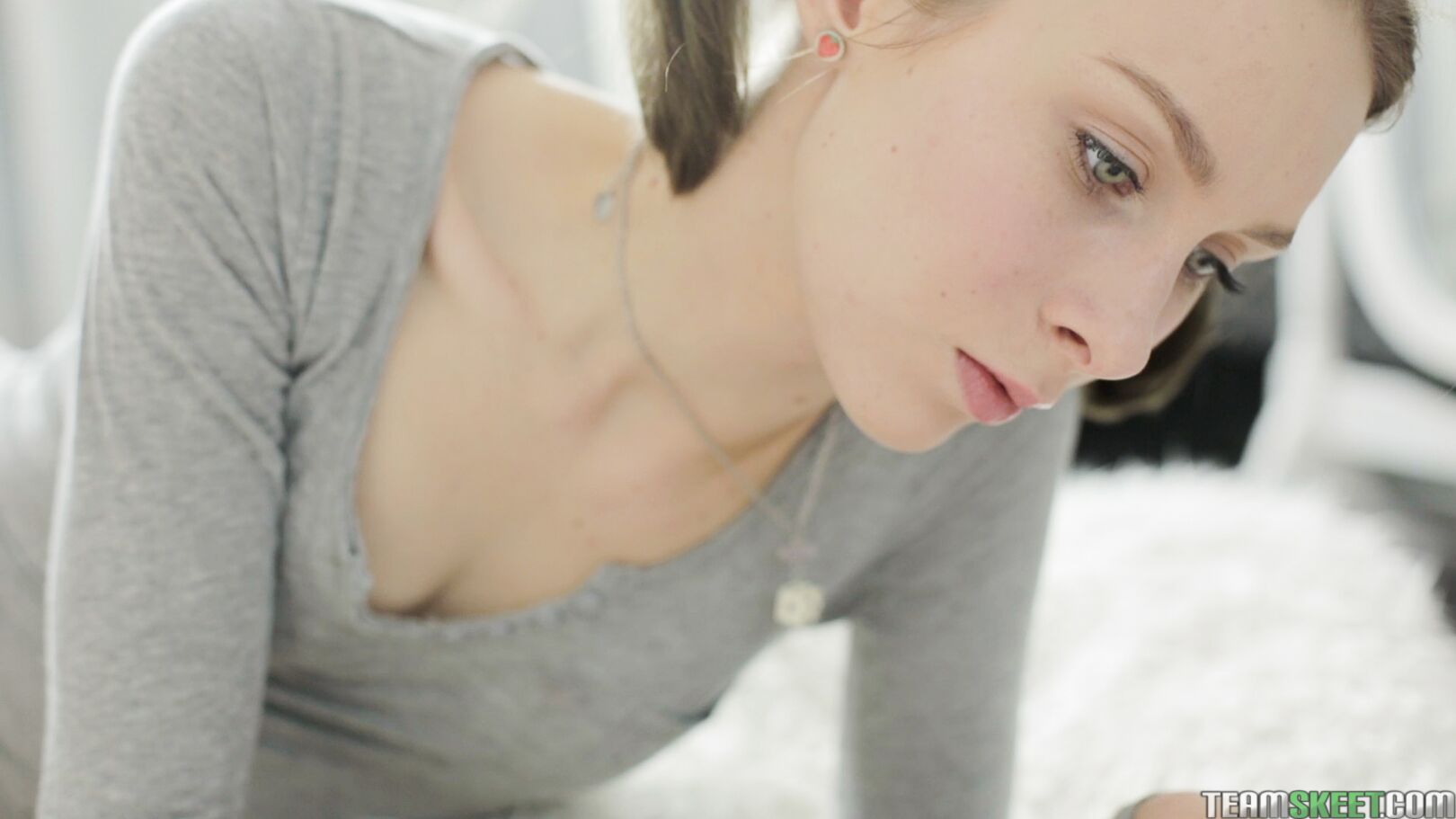 Pigtailed Girl Likes It Rough