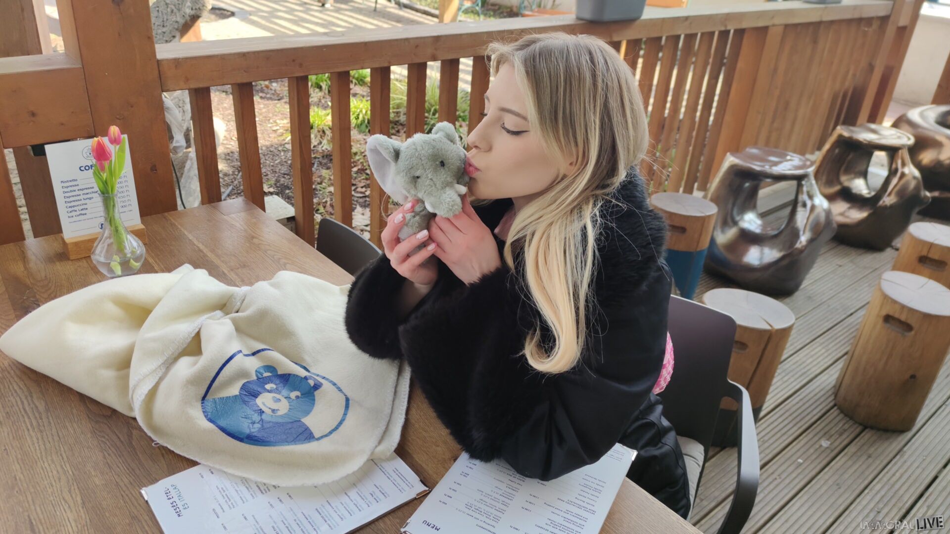 Monster Cock Makes Tiny Blonde Orgasm Non-Stop