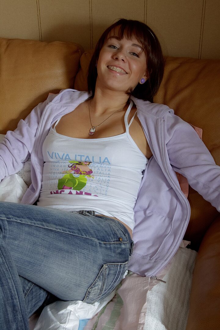 Voluptuous Teen Talia Learns How to Swallow Cum