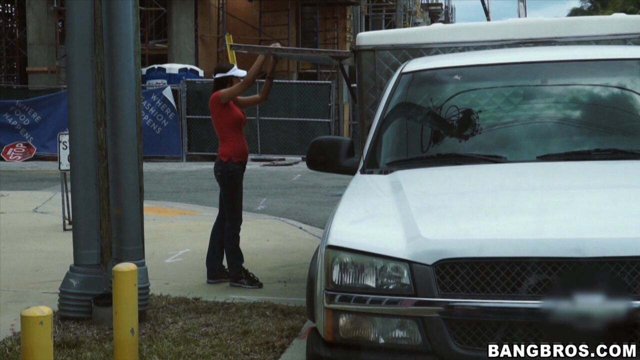 Lunch Lady Gets Fucked on The BangBus And Ditched!