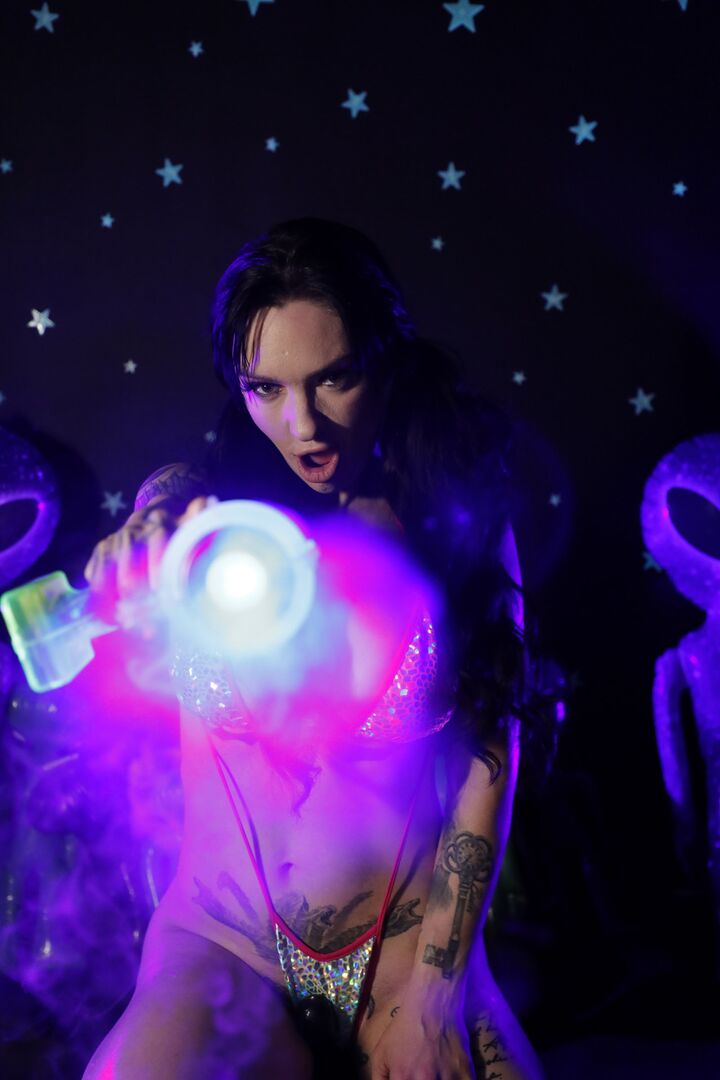 Misha Montana Shows Her Healed Up Alien Pussy Tattoo