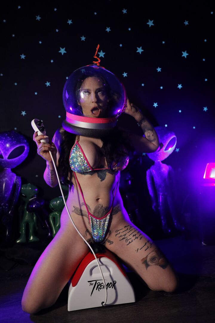 Misha Montana Shows Her Healed Up Alien Pussy Tattoo